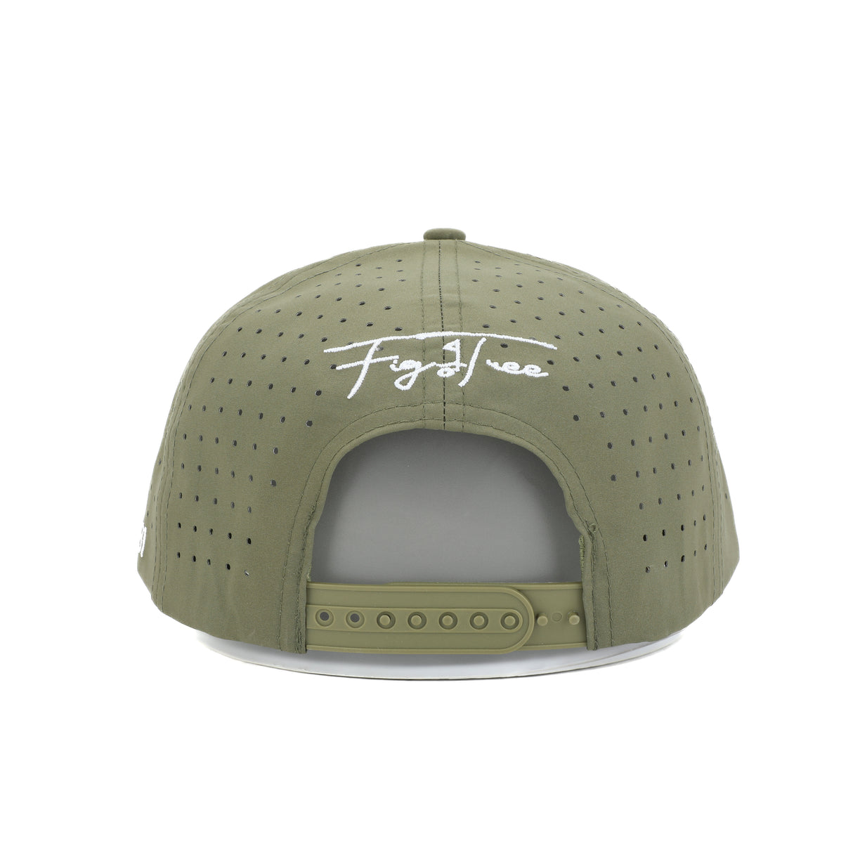 Club Cross Snapback Perforated Hat - OD Green