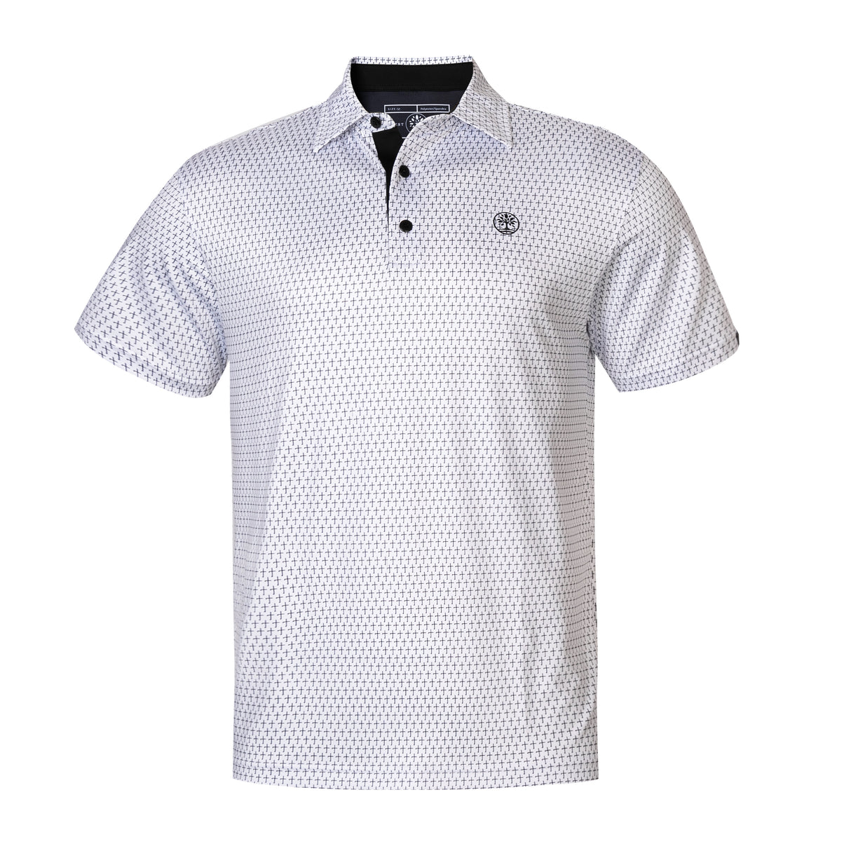 The Cross Christian Golf Polo - Black