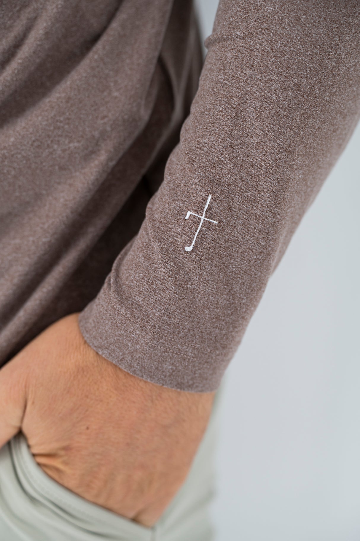 Performance Hoodie - Brown Wood