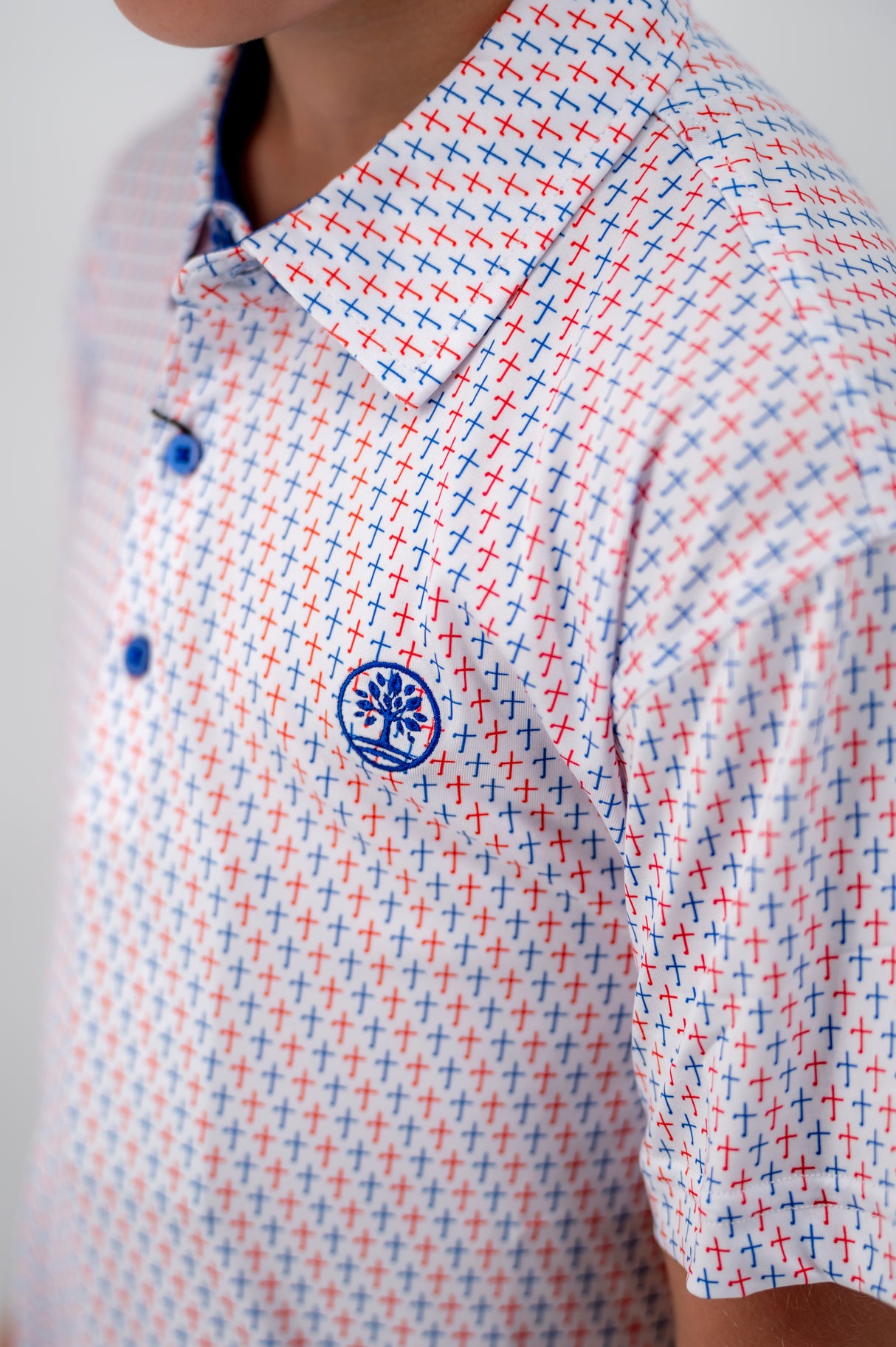 Youth Cross - Red, White, and Blue