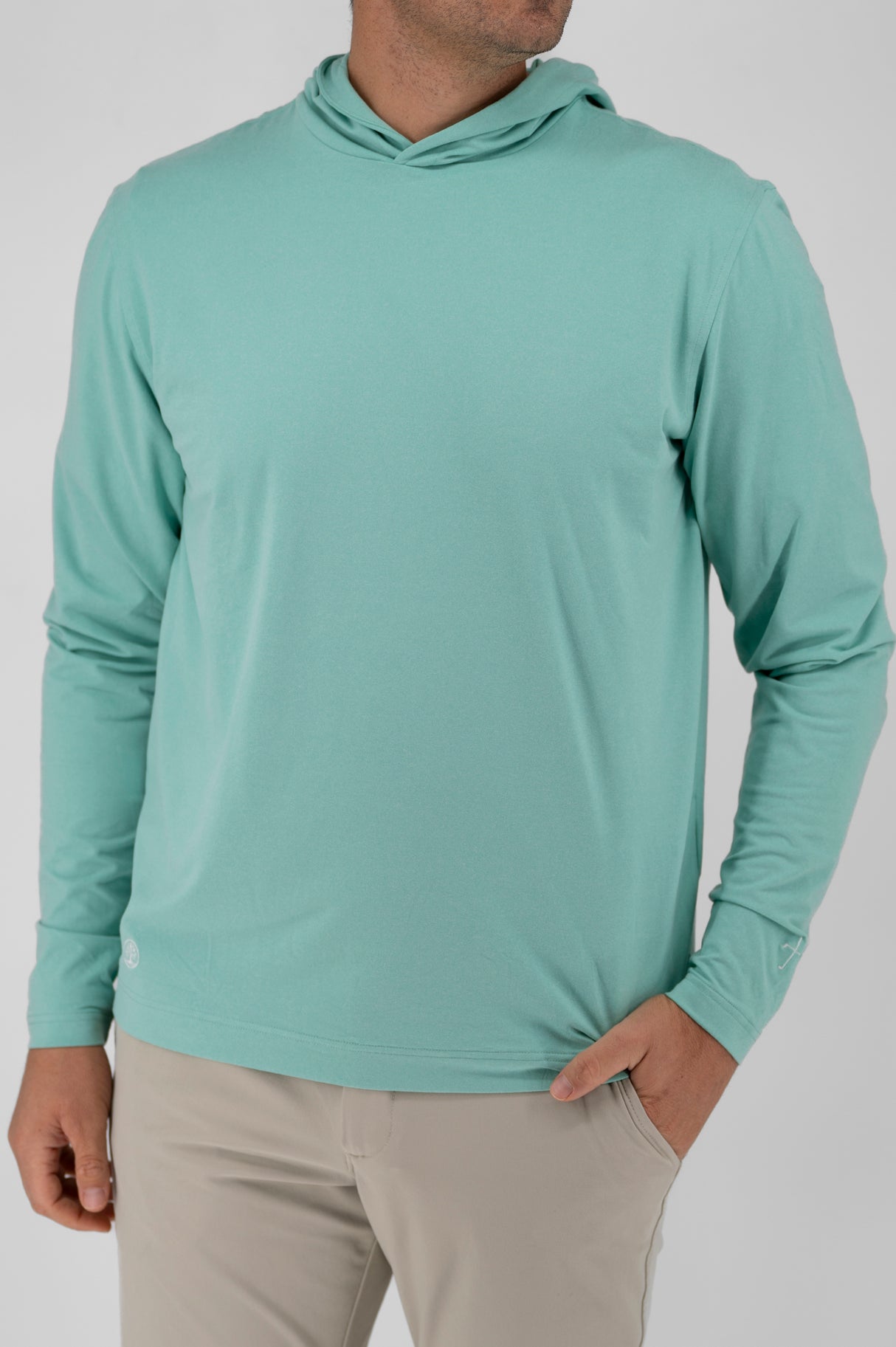 Performance Hoodie - Aqua