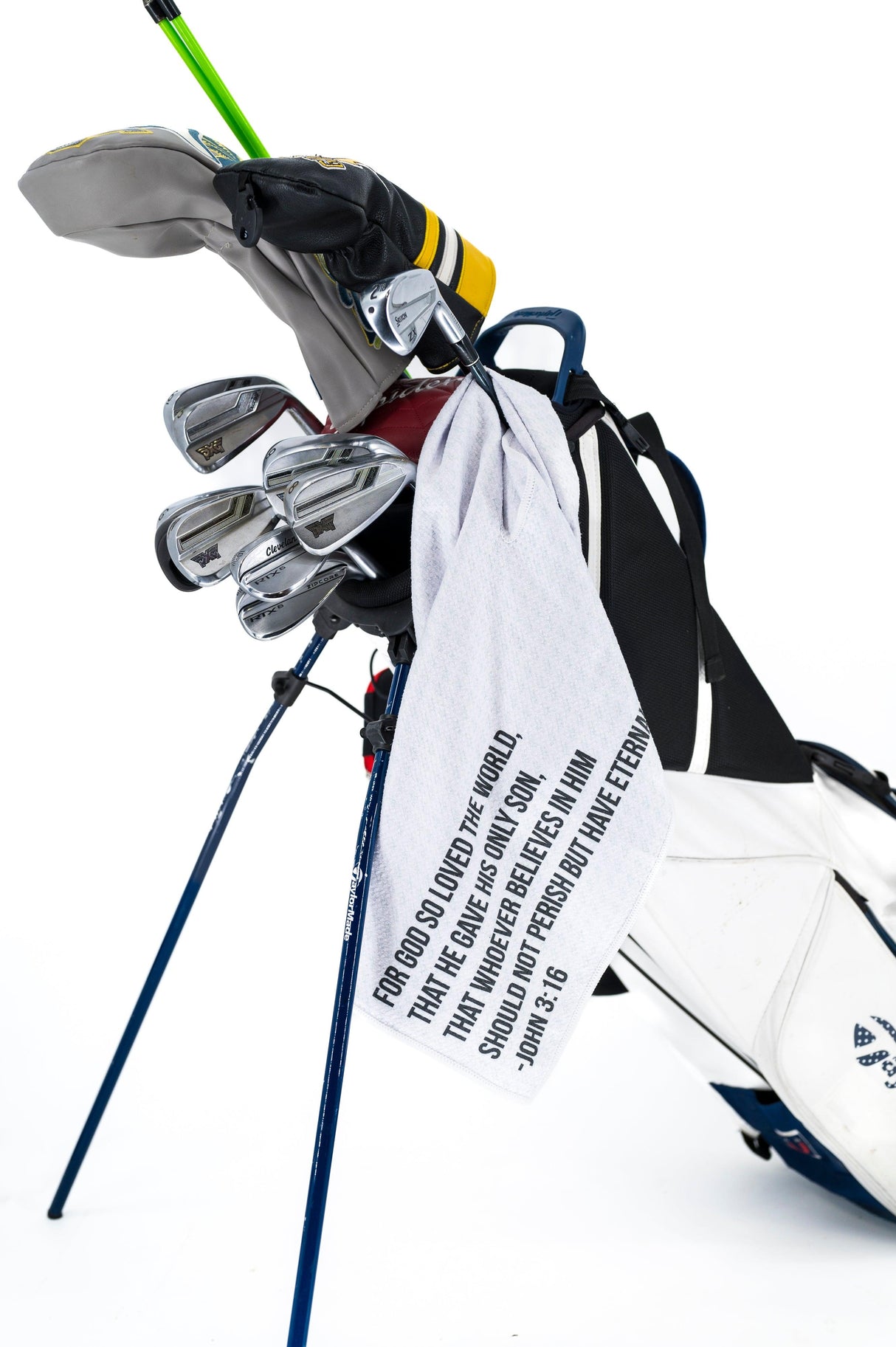 Ultra-Absorbent Christian Golf Towel for Keeping Clubs Clean