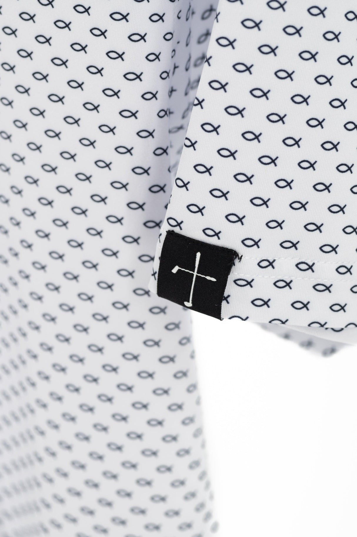 Fishers of Men Christian Golf Polo - Black