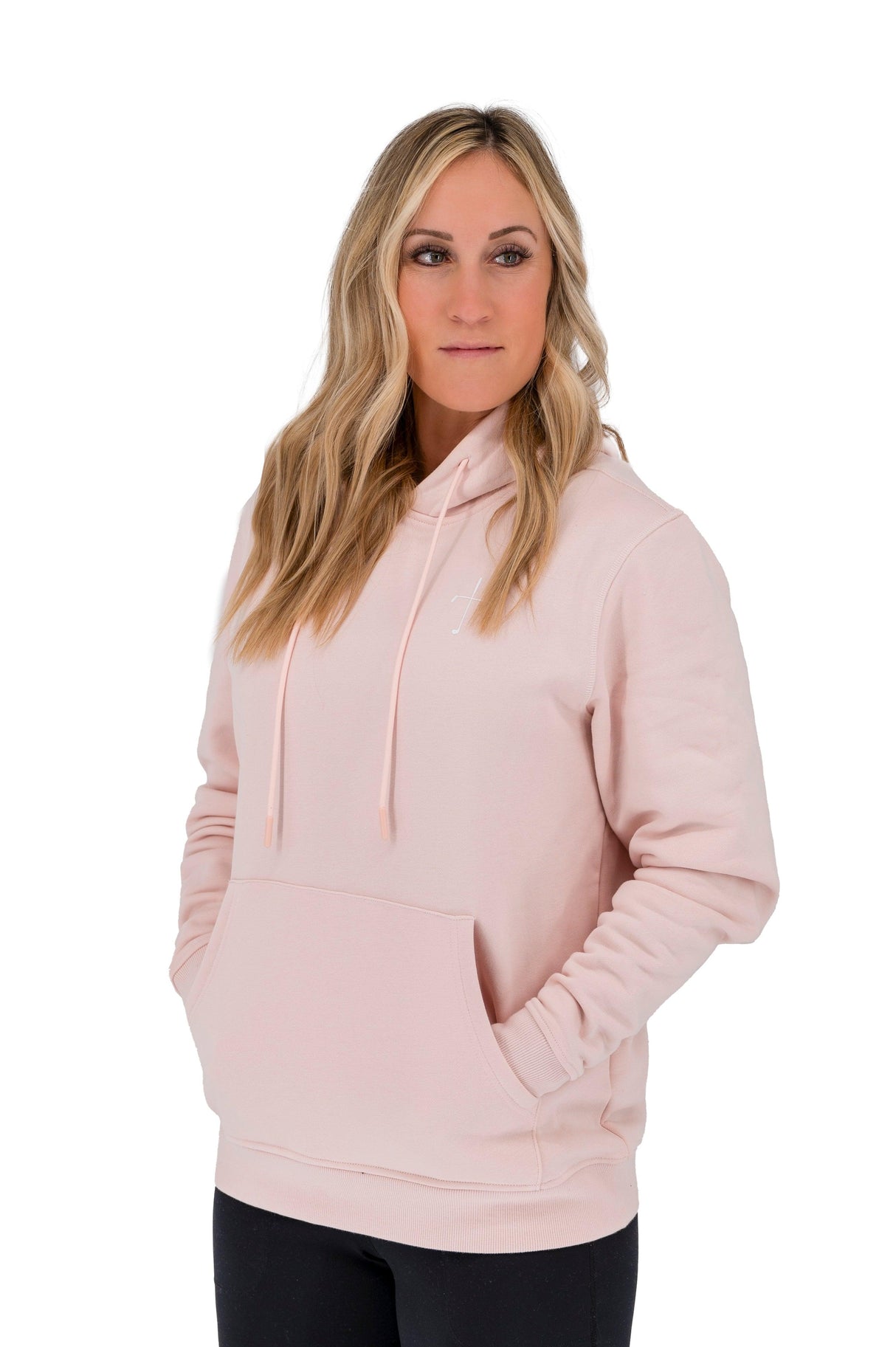 Cross Pink Christian Golf Hoodie