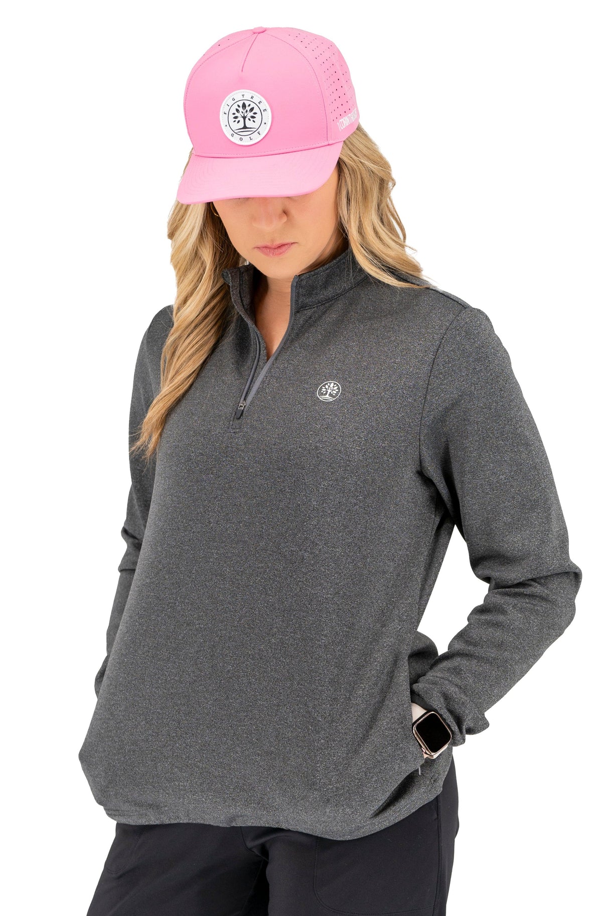 Grey Christian Golf Pullover