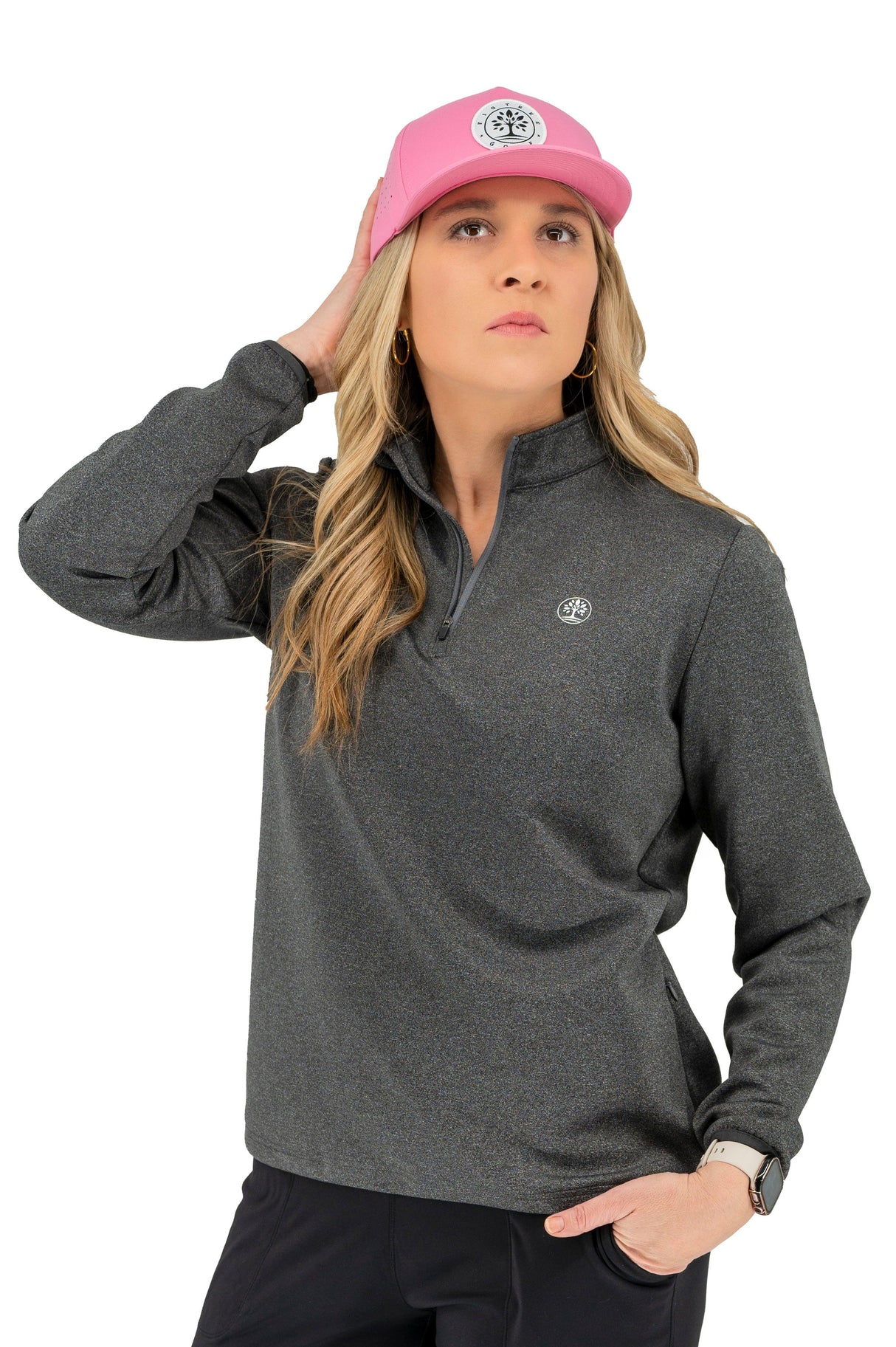Grey Christian Golf Pullover