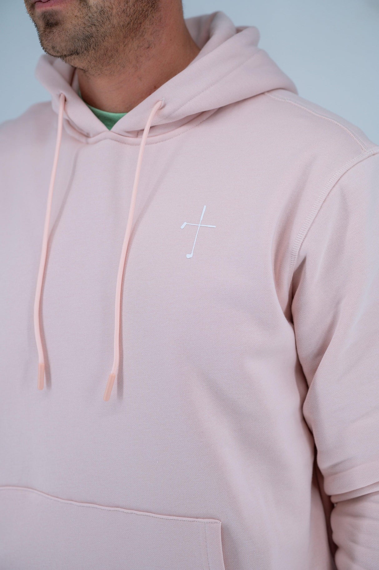 Cross Pink Christian Golf Hoodie