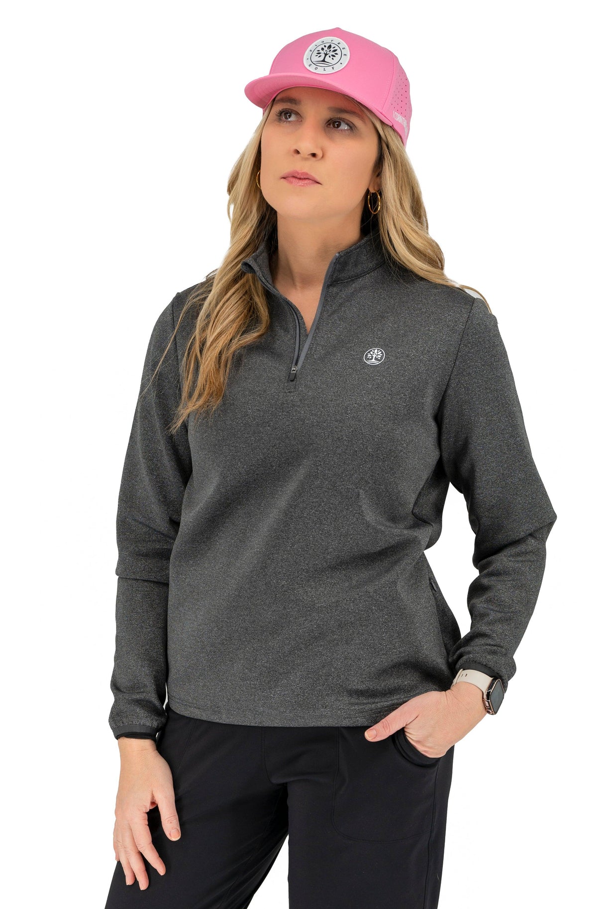 Grey Christian Golf Pullover