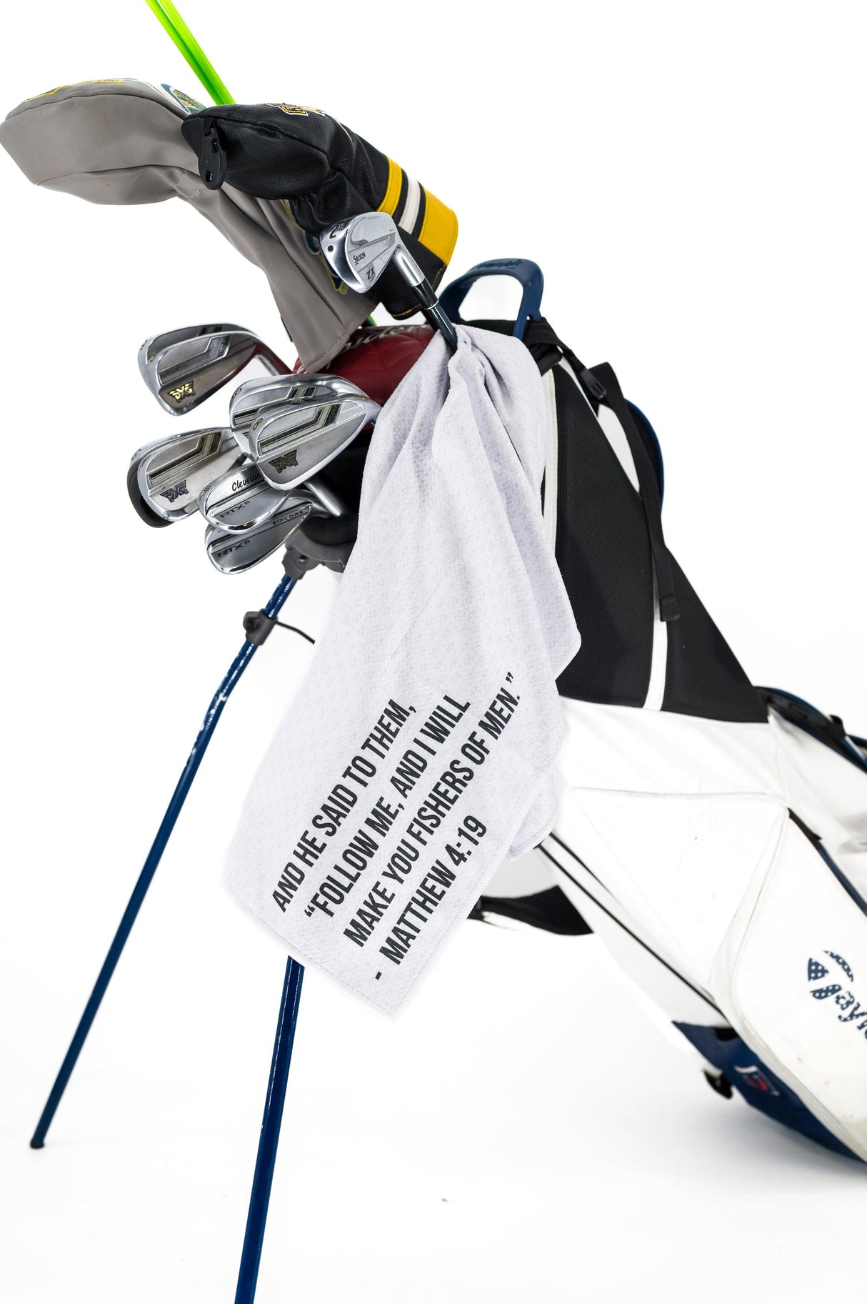 Ultra-Absorbent Christian Golf Towel for Keeping Clubs Clean