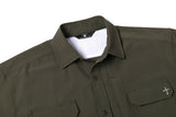 Performance Button Up - OD Green