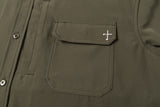 Performance Button Up - OD Green