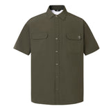Performance Button Up - OD Green