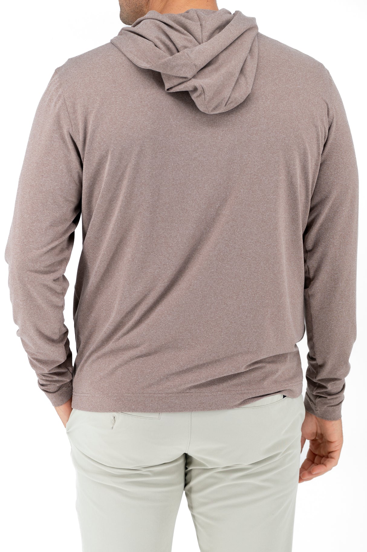 Performance Hoodie - Brown Wood