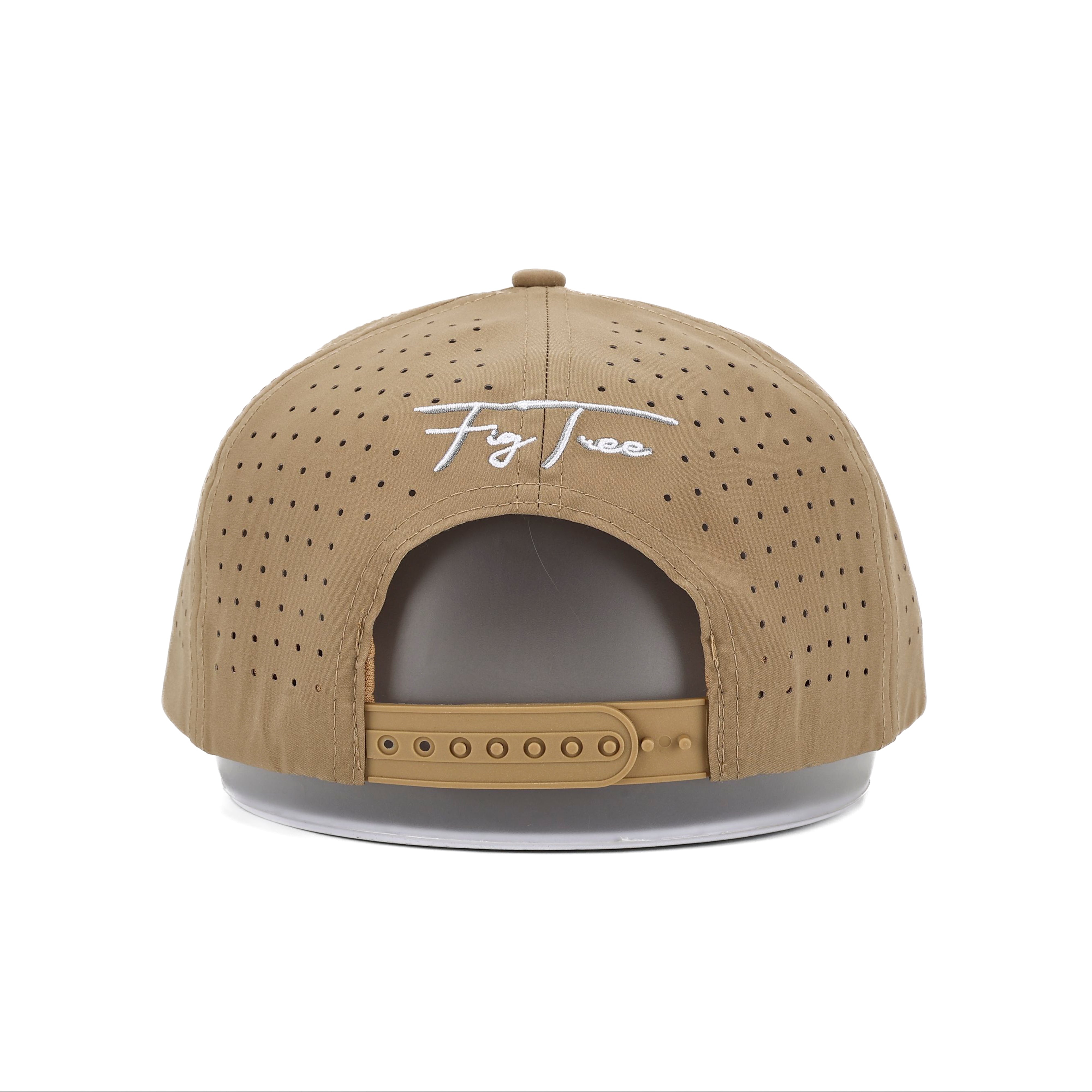 Club Cross Snapback Perforated Hat - Desert Tan