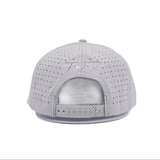 Club Cross Snapback Perforated Hat - Gray