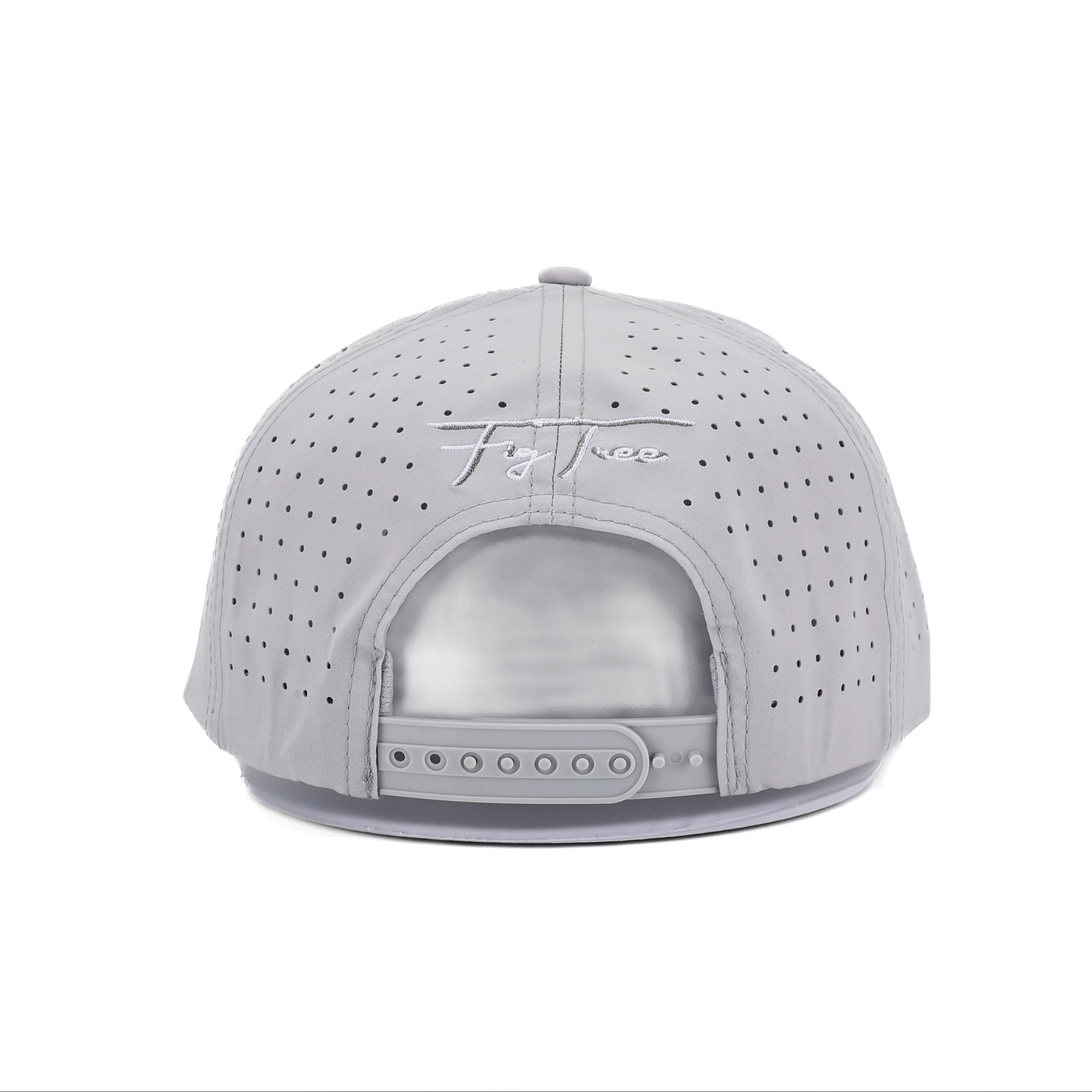 Club Cross Snapback Perforated Hat - Gray