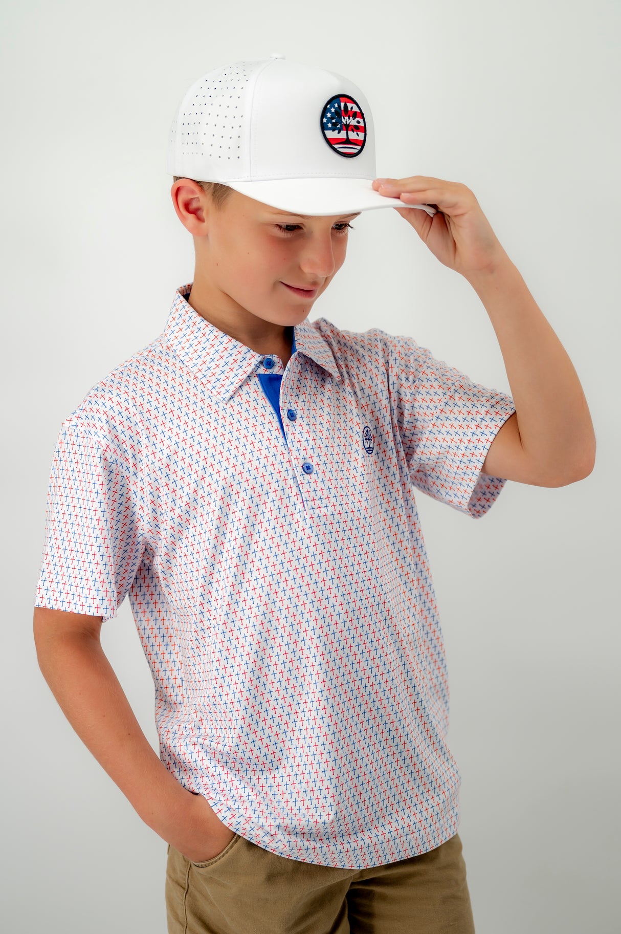Youth Cross - Red, White, and Blue