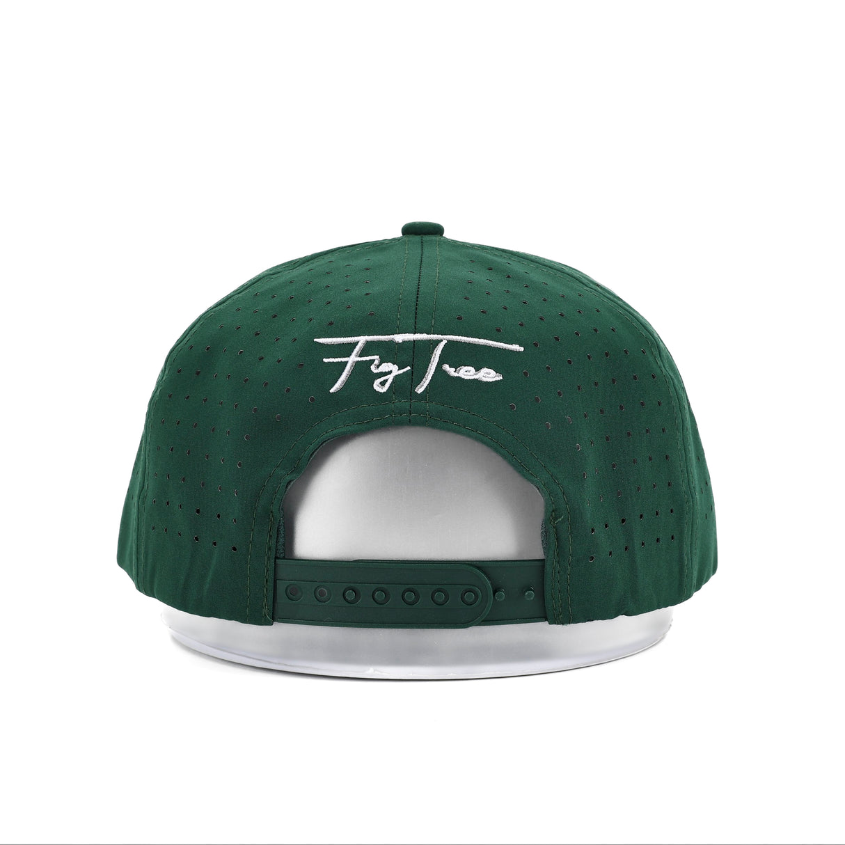 Club Cross Snapback Perforated Hat - Forest Green