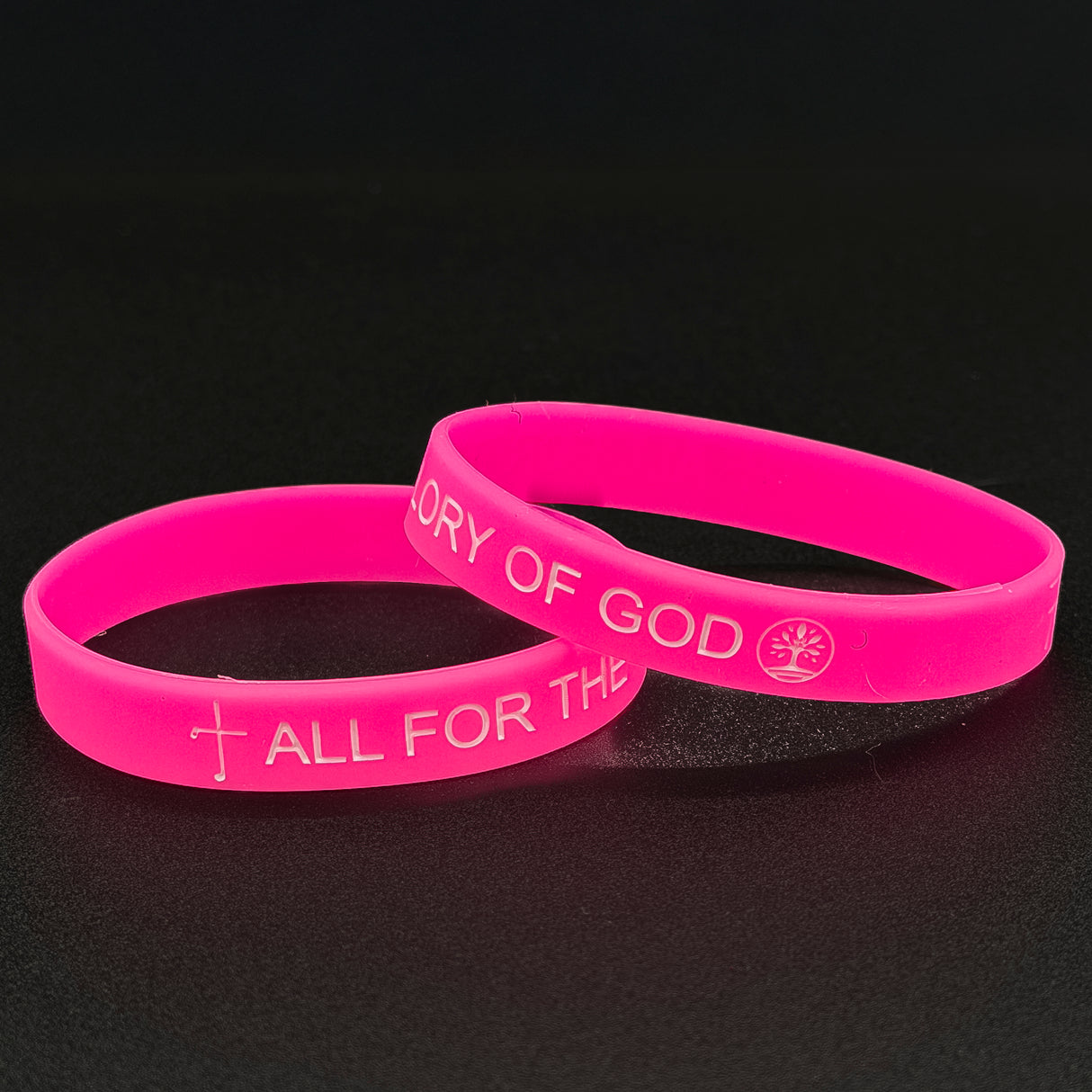 "ALL FOR THE GLORY OF GOD" - Wristband 2 Pack
