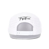 Club Cross Snapback Perforated Hat - White