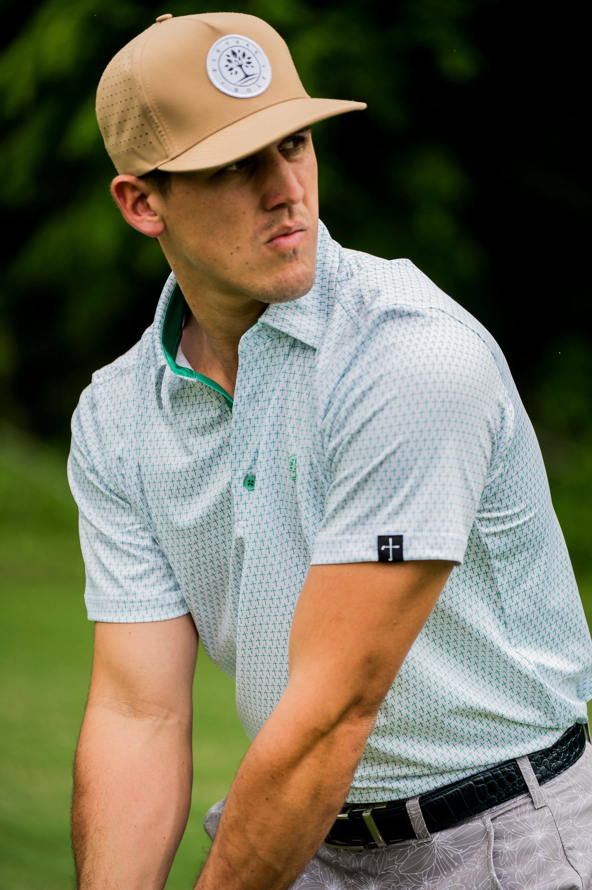 The Cross Green Christian Golf Polo