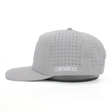 Patch Snapback Perforated Hat - Gray