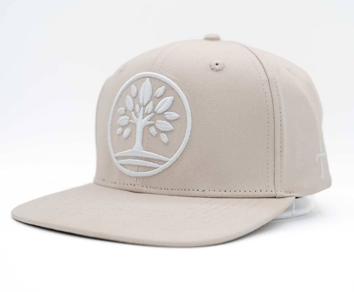 Fig Tree Snapback - Cream