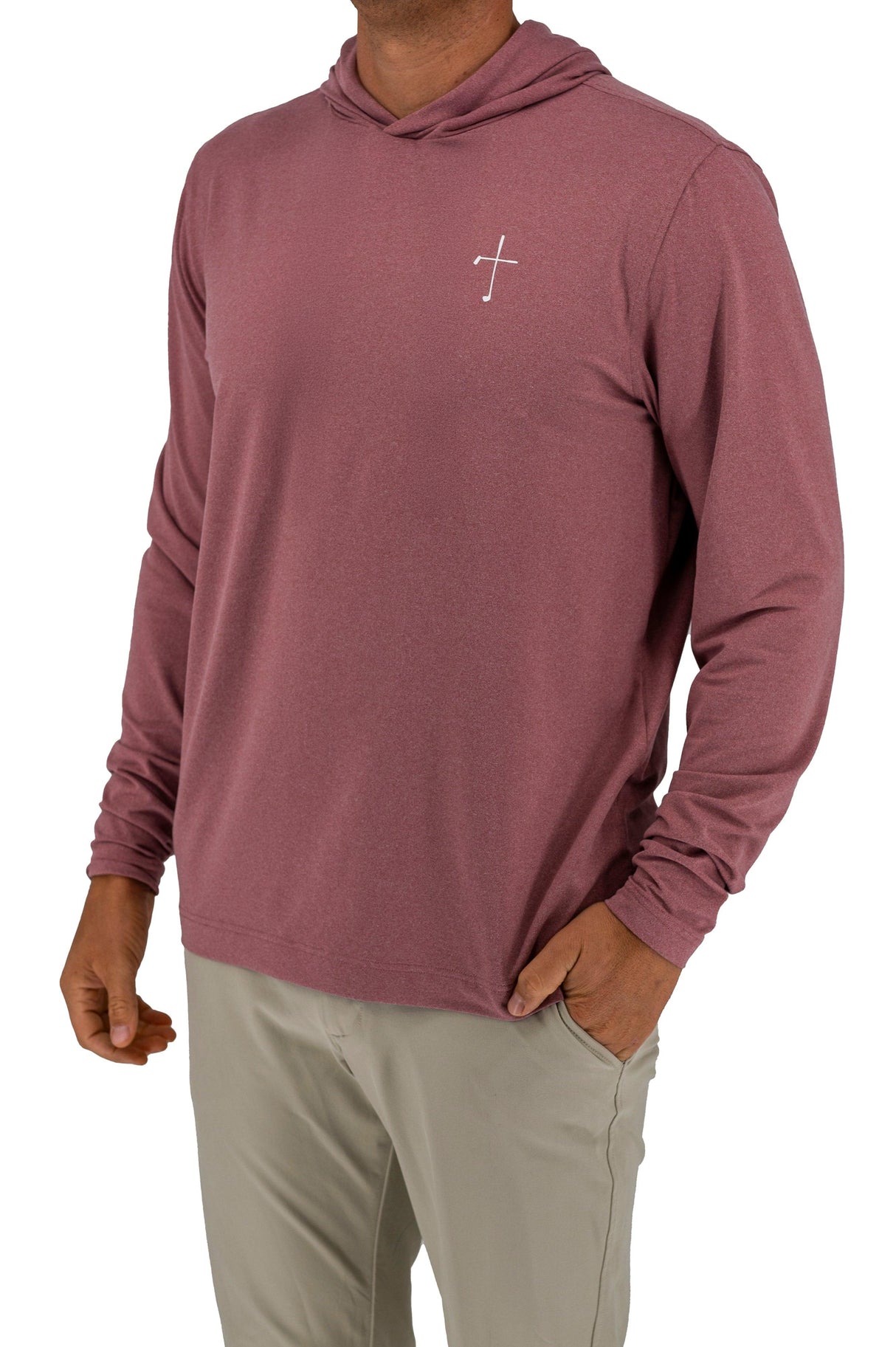 Performance Hoodie - Rosewood