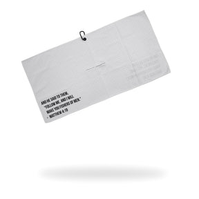 Matthew 4:19 Christian Golf Towel – Faith-Based Golf Accessory