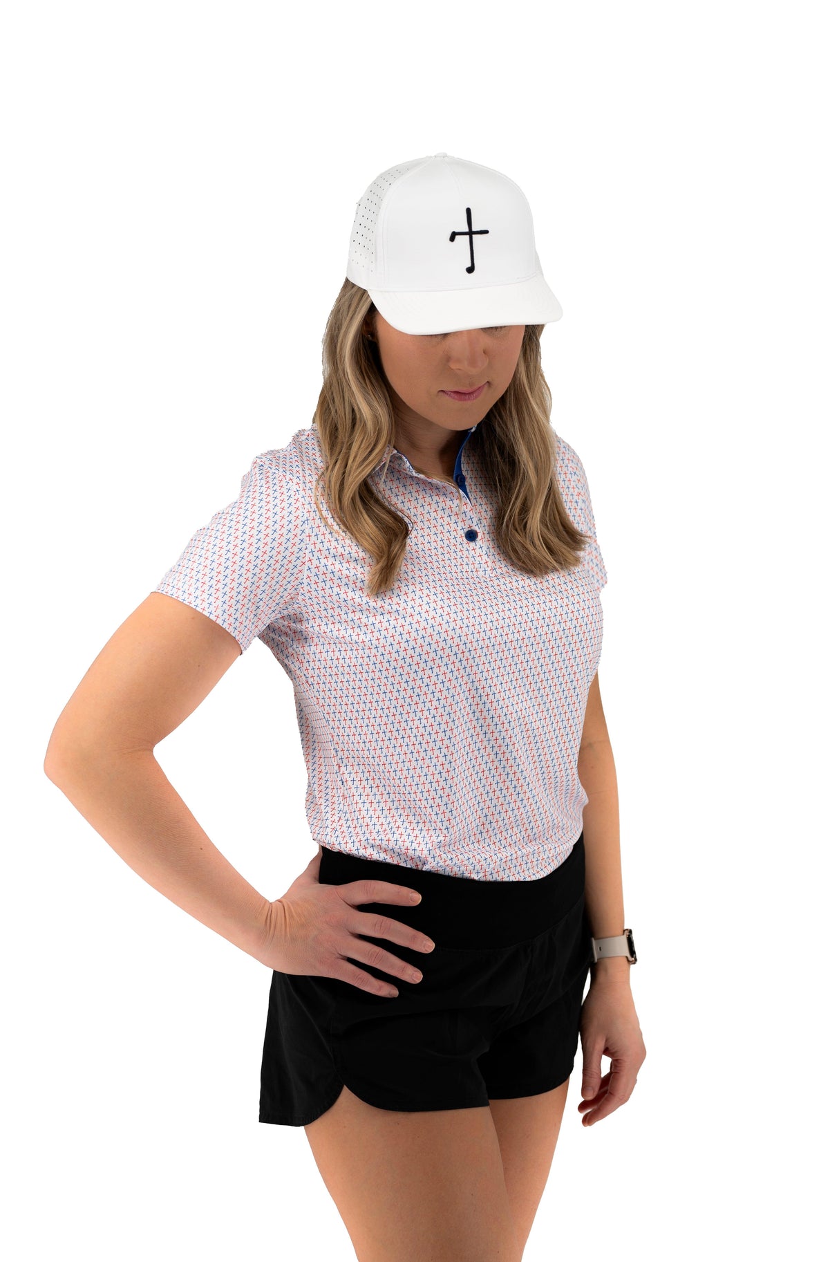 Women’s Cross - Red, White and Blue