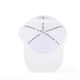 Club Cross Snapback Perforated Hat - White