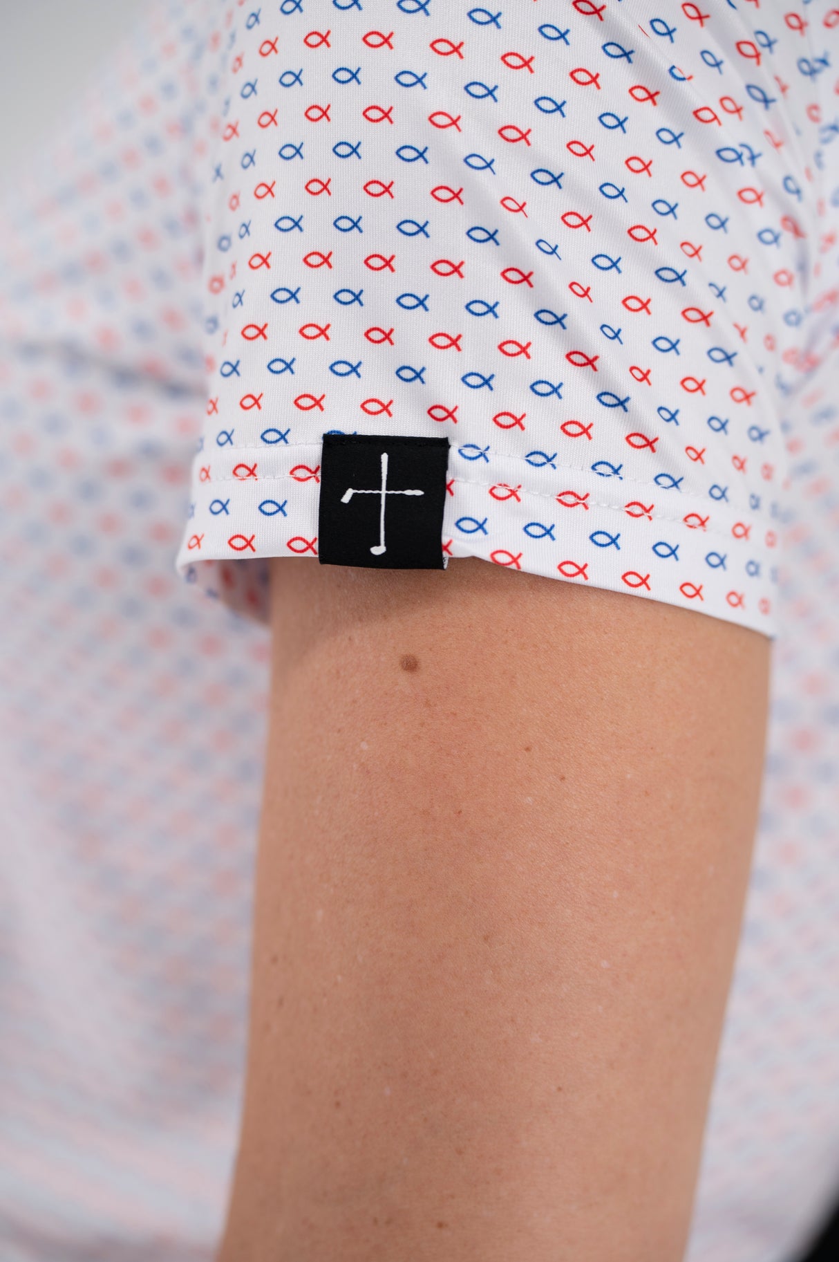 Women’s Christian Fish Golf Polo - Freedom