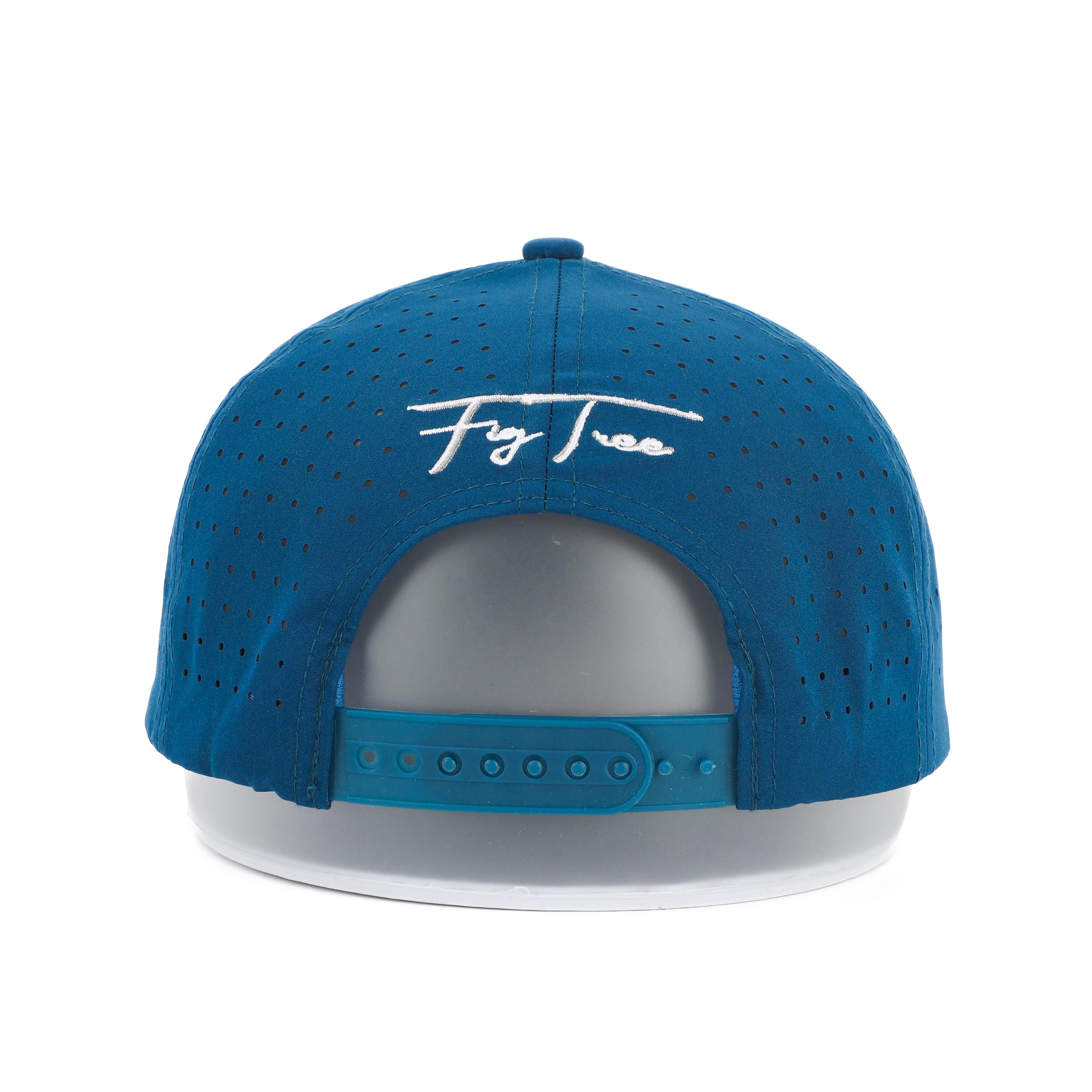 10:31 Snapback Perforated Hat - Navy Blue