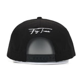 10:31 Snapback Perforated Hat - Black