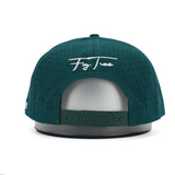 Patch Snapback Perforated Hat - Forest Green